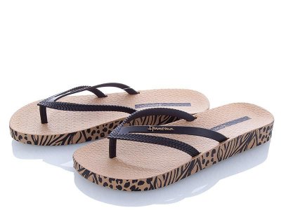 Шлепанцы мужские Nadin (41-47) 82682 beige-black (лето)