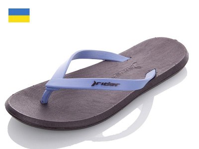 Шлепки женские Spandi (36-40) R1 blue-black (лето)