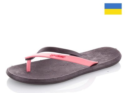 Шлепки женские Spandi (36-40) R4 pink-black (лето)