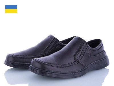 Туфли мужские Львов База (40-45) Ankor Т1 черный (деми)