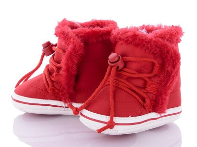 Пинетки детские Clibee (17-20) D146 red (зима)