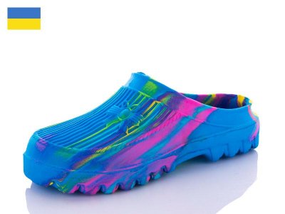 Галоши женские Sanlin2 (36-41) A11-1 синий попугай (деми)