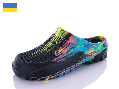 Галоши женские Sanlin2 (36-41) A11-1 черный попугай (деми)