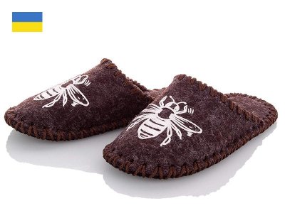 Тапочки подростковые Active (36-41) 257W коричневый кш (лето)