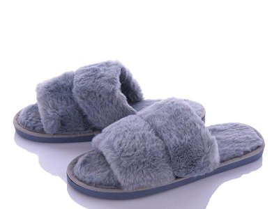 Тапочки женские JIBUKANG (36-41) PV6620 grey (деми)