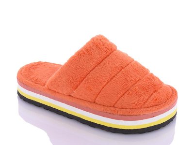 Тапочки женские Jumay (37-40) Жен закрытые оранжевый (зима)