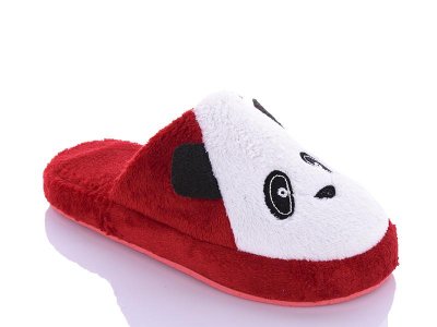 Тапочки женские Jumay (37-40) Жен панда красный (зима)
