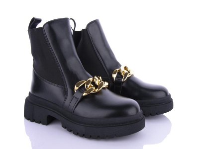 Ботинки женские зима Ailaifa (36-41) L45 black (зима)