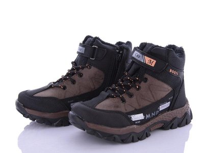 Ботинки детские зимние для мальчиков OkShoes (28-35) 3304-6 евромех (зима)