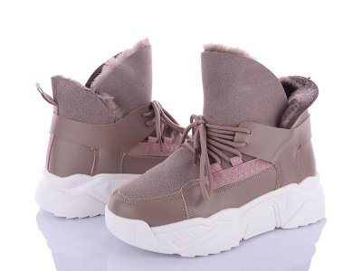 Ботинки женские зима Zahar (36-41) B56 pink пена (зима)