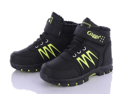 Ботинки детские зимние для мальчиков OkShoes (26-30) 3303-3 евромех (зима)