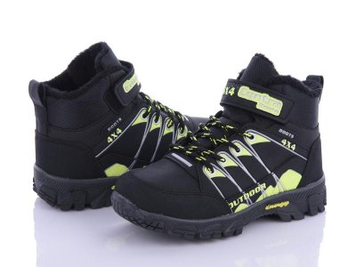 Ботинки детские зимние для мальчиков OkShoes (31-35) 3304-16 евромех (зима)