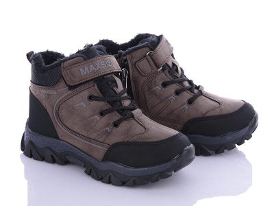 Ботинки детские зимние для мальчиков OkShoes (31-35) 3304-19 евромех (зима)