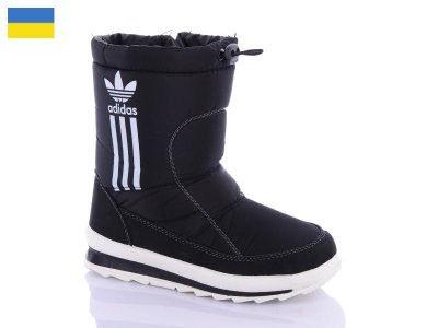 Дутики женские Lenase (37-41) 119 АД черный (зима)