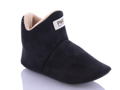 Тапочки женские Jumay (36-40) Угги PWR жен.низ.черный (зима)