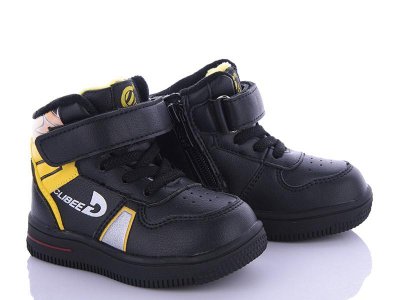 Босоножки детские для мальчиков Apawwa (21-26) H280 black-yellow (деми)