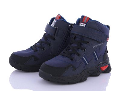 Ботинки для мальчиков Цветик (32-37) P650 blue-red (деми)