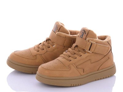 Кроссовки для мальчиков Clibee (32-37) GQ402 camel (деми)
