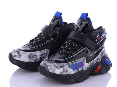 Детские зимние кроссовки для мальчиков Мир (26-31) A215B blue (зима)