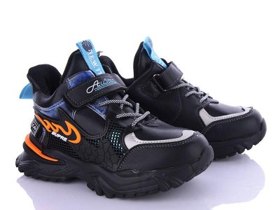 Детские зимние кроссовки для мальчиков Мир (32-37) A268A orange (зима)