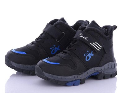 Ботинки детские зимние для мальчиков OkShoes (31-35) 3304-28 евромех (зима)