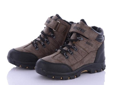 Ботинки детские зимние для мальчиков OkShoes (31-35) 3304-35 евромех (зима)