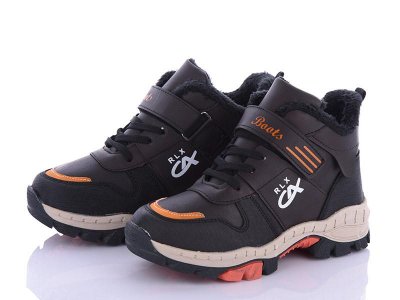 Ботинки детские зимние для мальчиков OkShoes (31-35) 3304-32 евромех (зима)