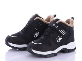 Ботинки детские зимние для мальчиков OkShoes (31-35) 3304-29 евромех (зима)
