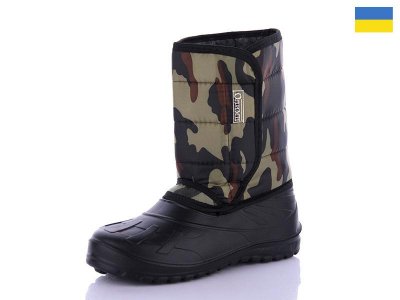 Сапоги мужские зима KH Shoes (41-45) CM21 хаки (зима)