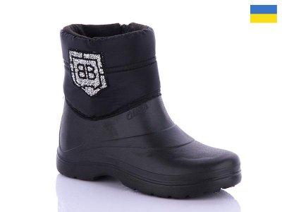 Ботинки женские KH Shoes (36-40) 423 черный (деми)