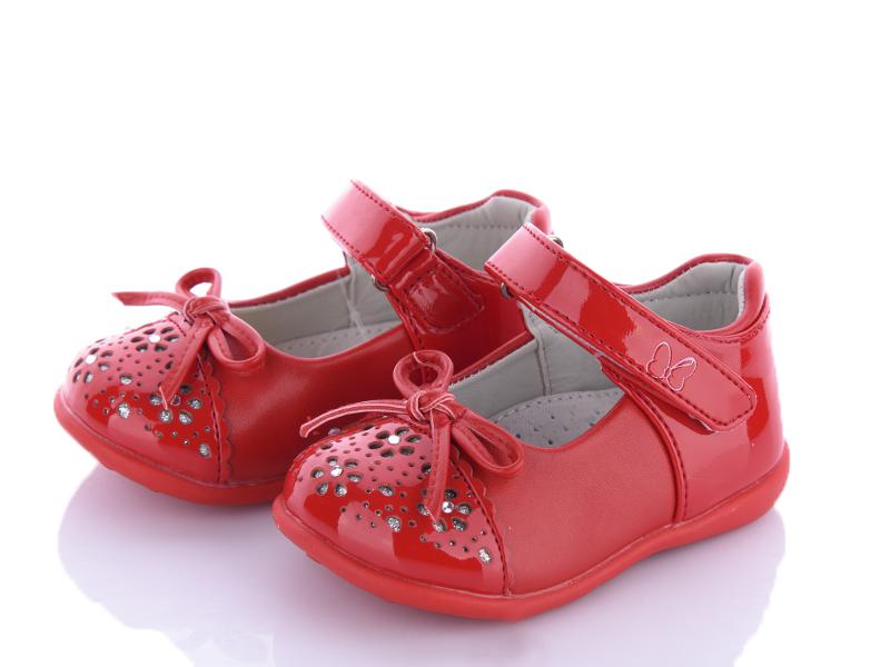 Туфли для девочек Apawwa (20-25) D2 red (деми)