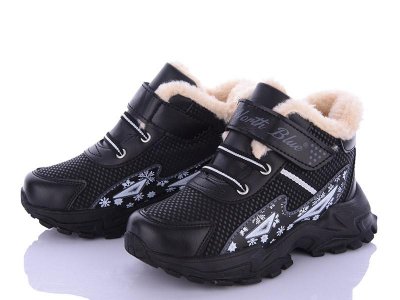 Детские зимние кроссовки для мальчиков OkShoes (26-30) 3303-8 евромех (зима)