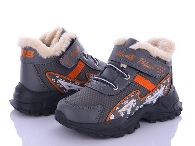 Детские зимние кроссовки для мальчиков OkShoes (26-30) 3303-9 евромех (зима)