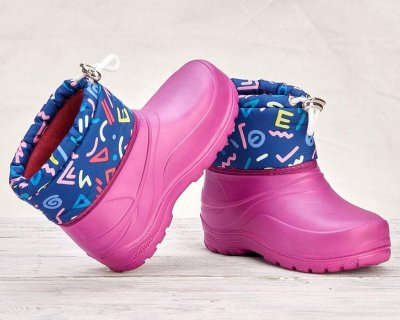 Ботинки детские зимние для девочек DeMur (24-31) 042P розовый (зима)