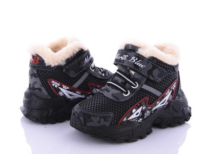 Детские зимние кроссовки для мальчиков OkShoes (22-25) 3301-5 евромех (зима)