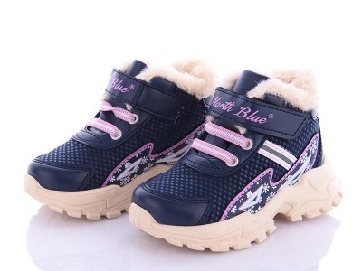 Детские зимние кроссовки для девочек OkShoes (22-25) 3301-6 евромех (зима)