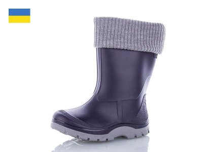 Сапоги детские для мальчиков Slipers (25-35) СД2-2 синий (25-35) (деми)