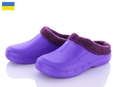Галоши женские Slipers (33-37) 758 фиолетовый (деми)