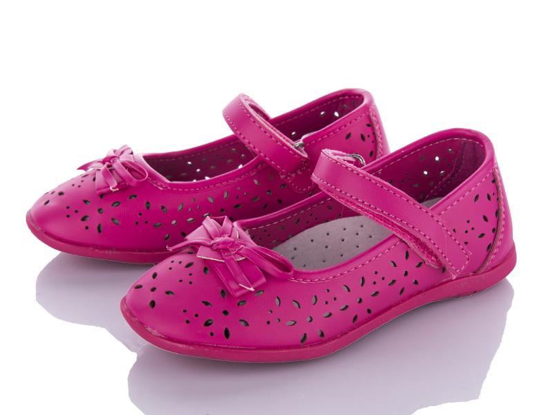 Туфли для девочек Clibee (26-31) AH358 fuchsia (лето)