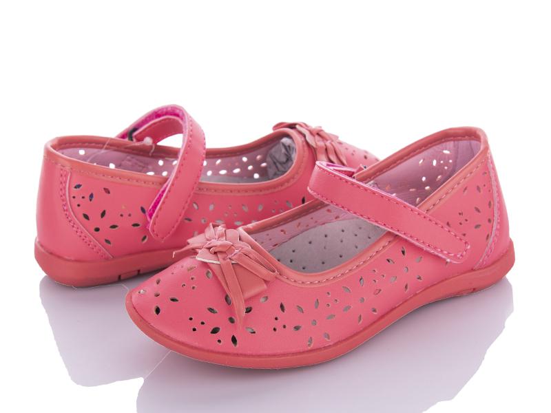 Туфли для девочек Clibee (26-31) AH358 melon red (лето)
