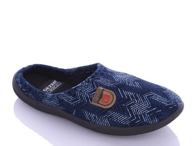 Тапочки подростковые Dago (36-40) П525 синий (деми)