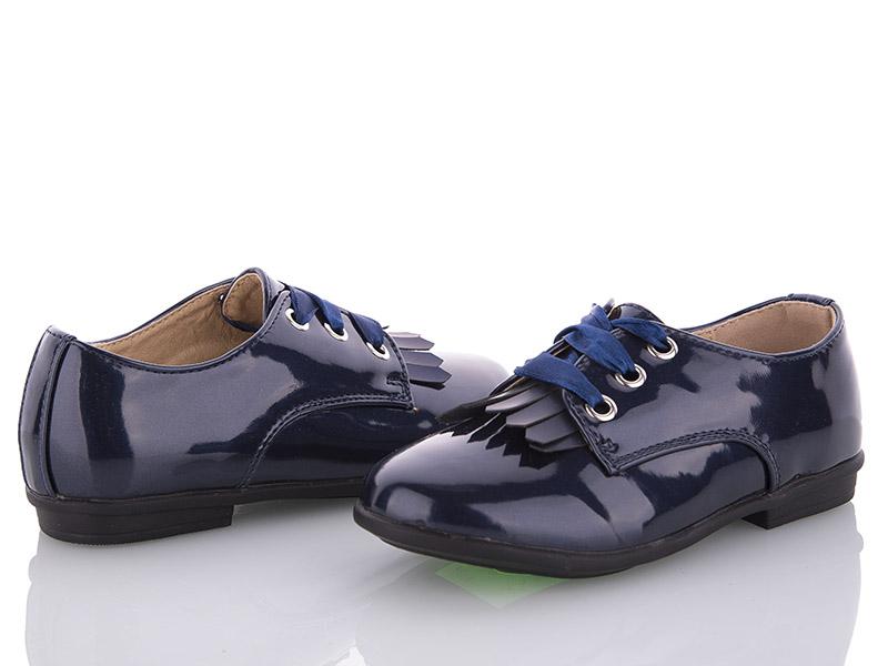 Туфли для девочек Clibee (25-30) Q18-32 navy (деми)