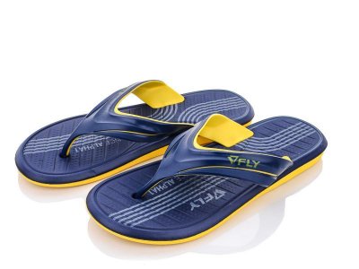 Шлепанцы мужские Fors (40-45) F1130 blue-yellow (лето)