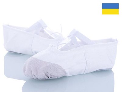 Балетки женские Dance Shoes (36-41) A3 white (36-41) (деми)