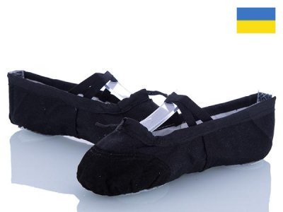 Балетки женские Dance Shoes (42-46) A3 black (42-46) (деми)