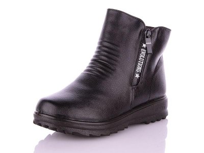 Ботинки женские зима Saimao (37-42) A665-1 black (зима)