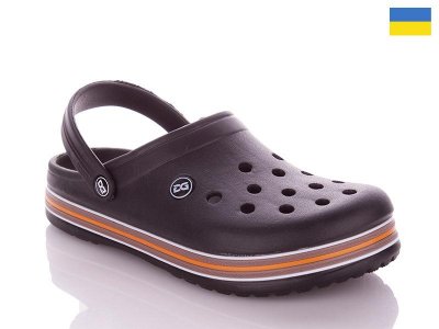 Кроксы мужские Progress (41-45) M520 черн (лето)