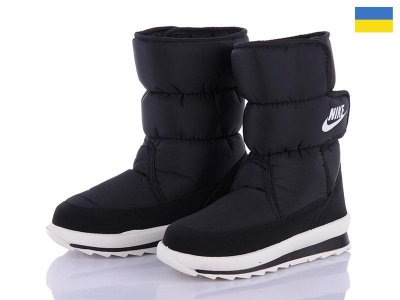Дутики женские Lenase (37-41) 112-8 Nk черный (зима)