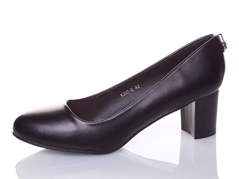 Туфли женские QQ Shoes (40-43) KJ07-2 батал уценка (деми)