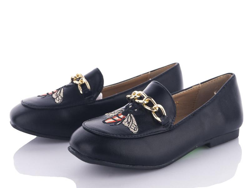 Туфли для девочек Clibee (25-30) G2012M black (деми)
